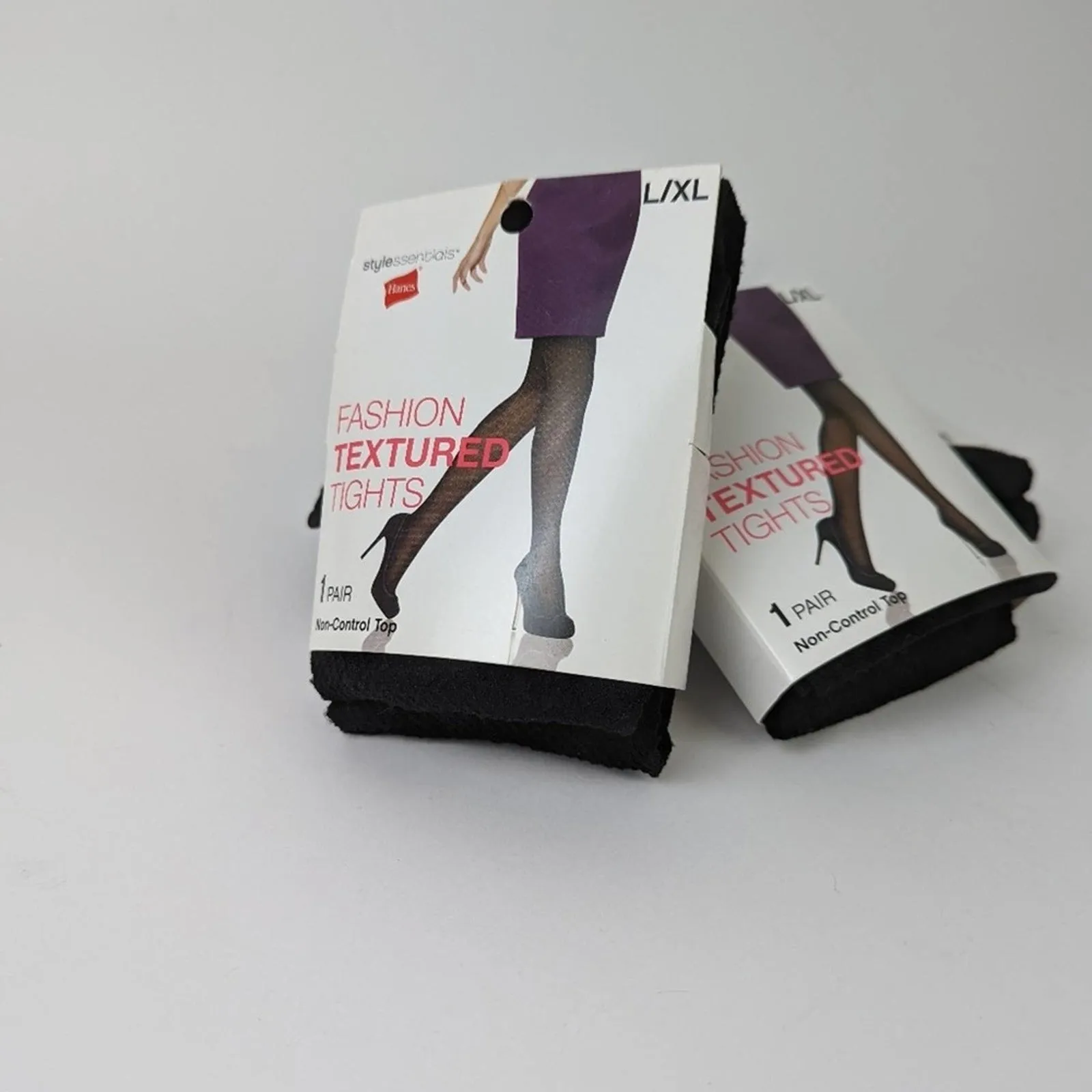 - NWB Hanes Fashion Textured Tights XL