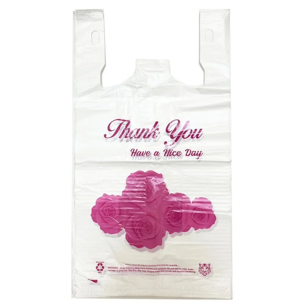 400 Pc TShirt Thank You Retail Smiley 12 X 23 Shopping Grocery Store Bags XLarge
