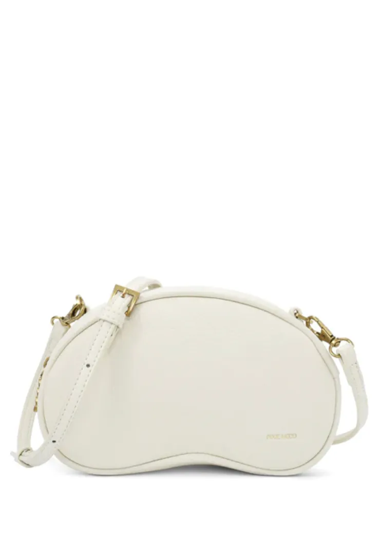 Bean Clutch | Cream Pebbled