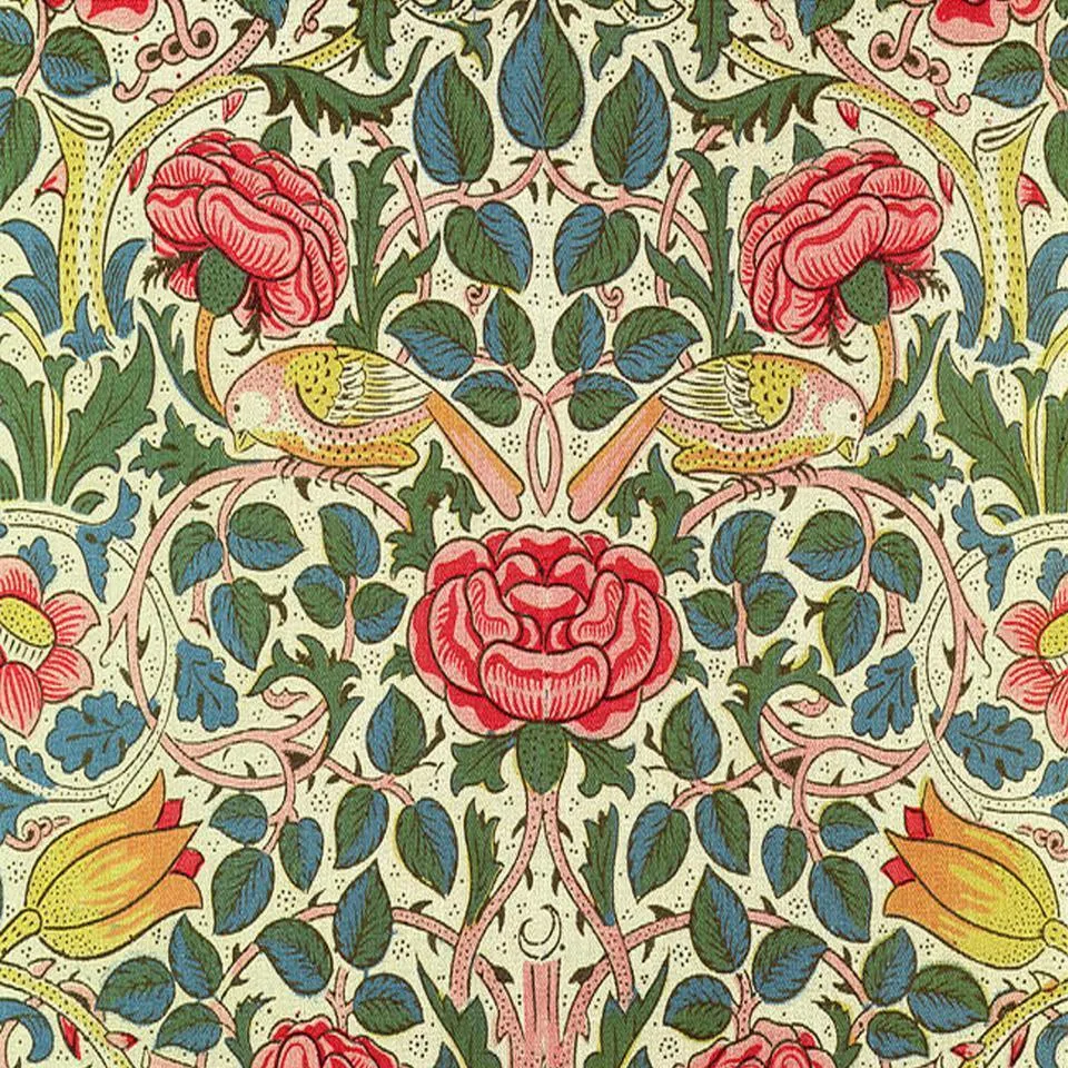 Bird and Rose by William Morris | Printed Tights