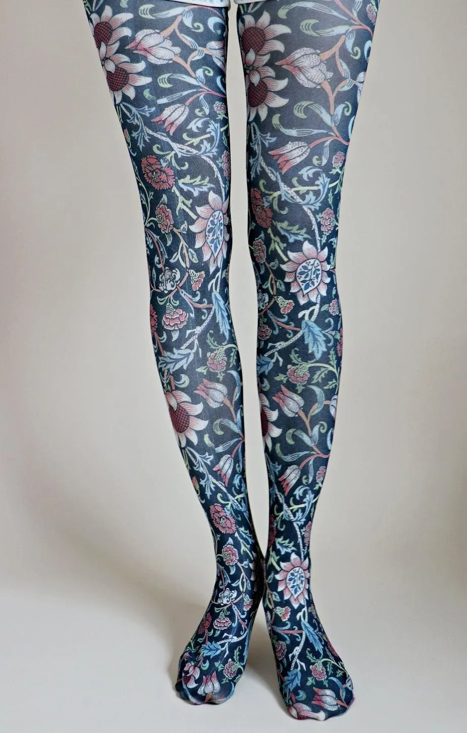 Evenlode | William Morris | Printed Tights