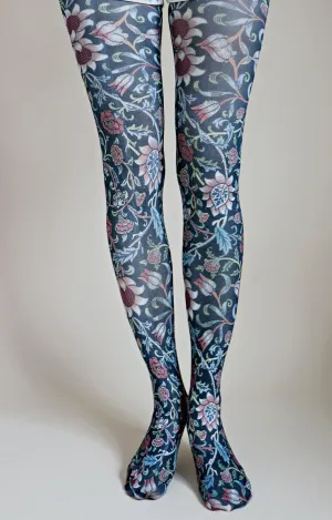 Evenlode | William Morris | Printed Tights