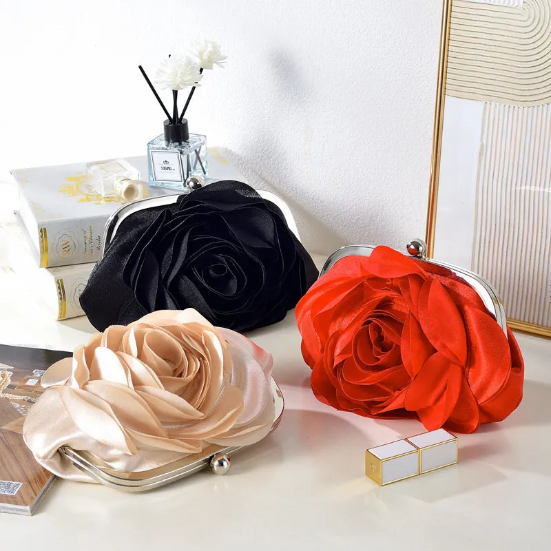Fashion Rose Clutch