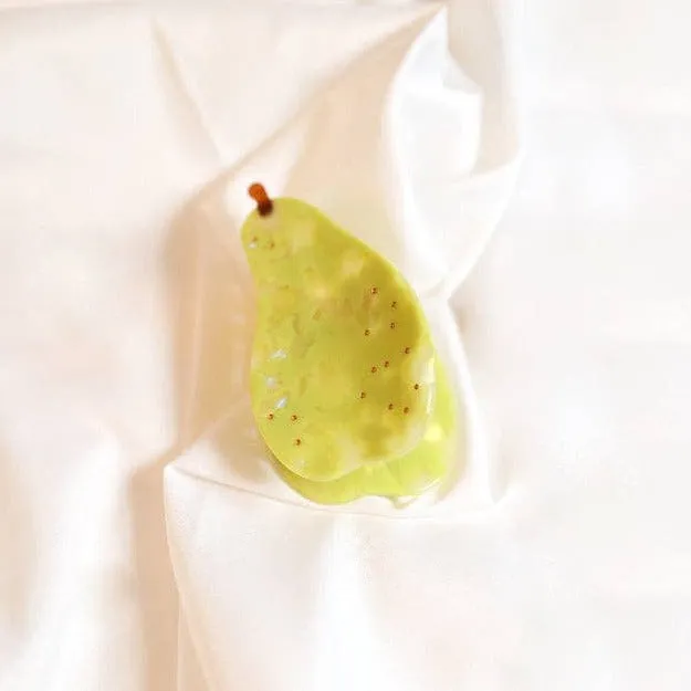 Pear Hair Claw Clip