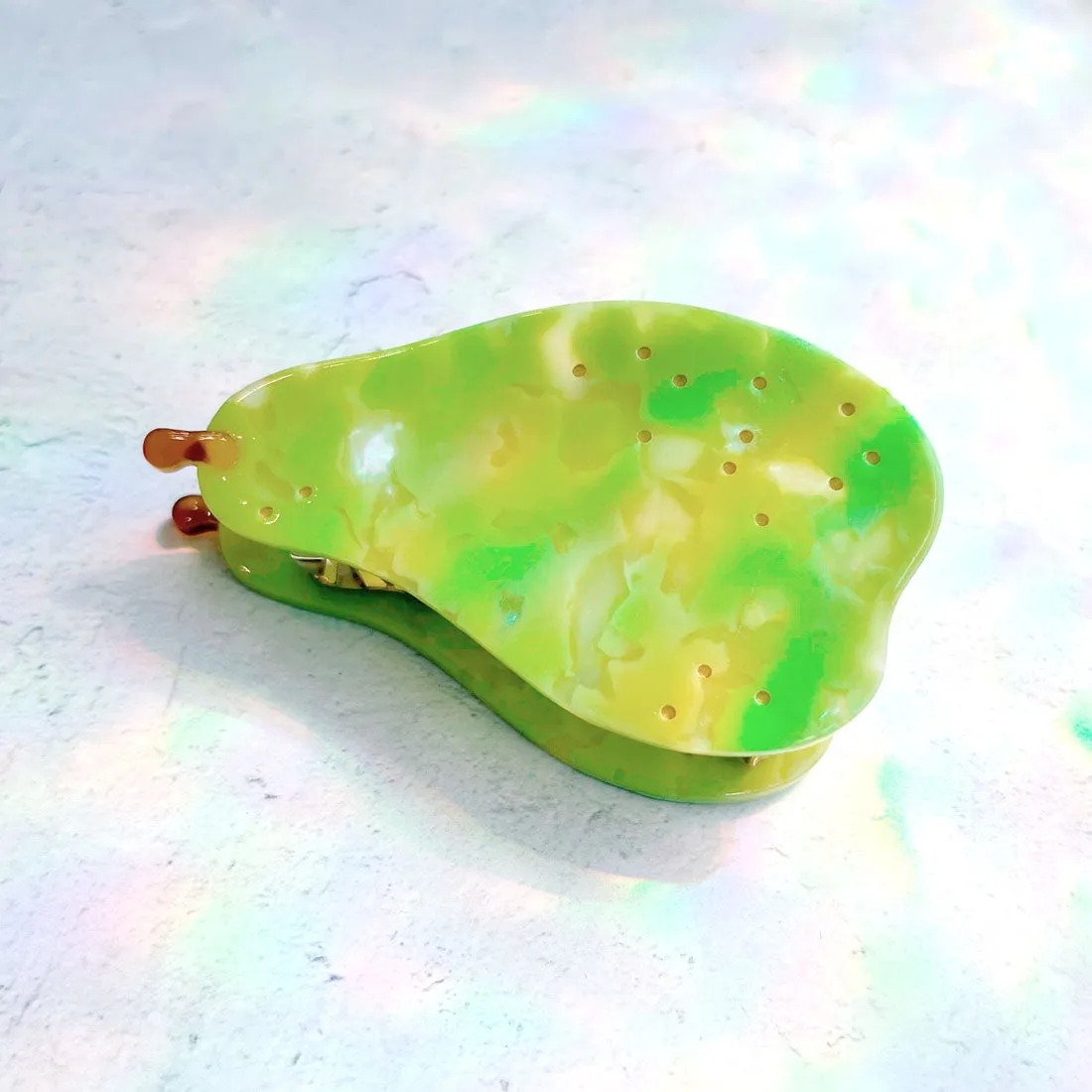 Pear Hair Claw Clip