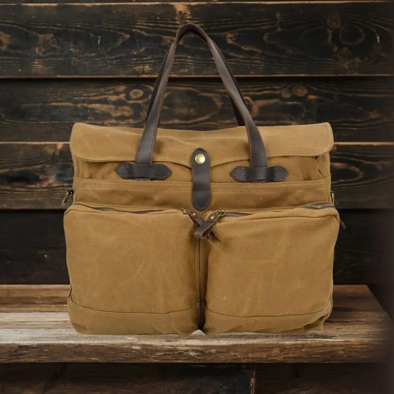SALT LAKE | Canvas Shoulder Tote Bag