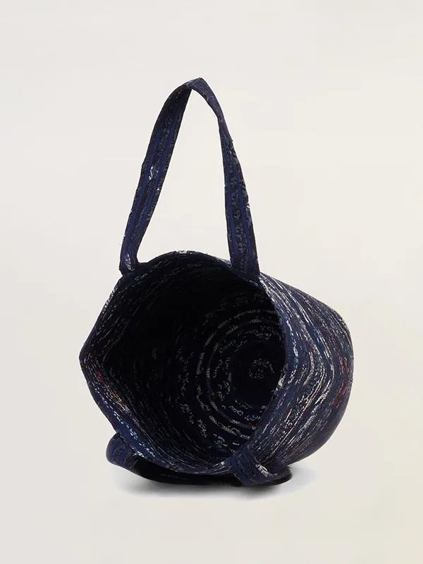 Shopping Basket Navy Blue