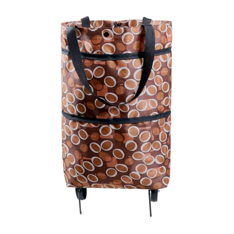 Small Pull Cart Portable Shopping Food Organizer Trolley Bag On Wheels Bags Folding Shopping Bags Buy Vegetables Bag Tug Package