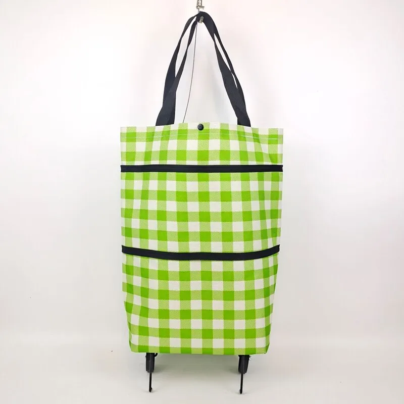 Small Pull Cart Portable Shopping Food Organizer Trolley Bag On Wheels Bags Folding Shopping Bags Buy Vegetables Bag Tug Package