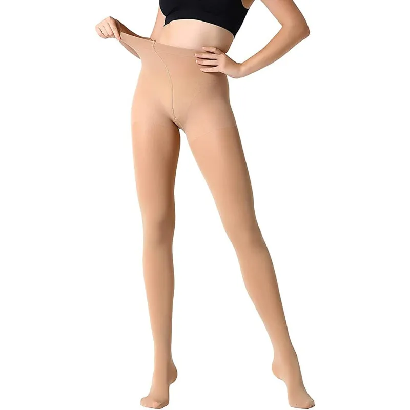 Women's Opaque Control Top Tights Comfort Stretch 70 Denier Pantyhose
